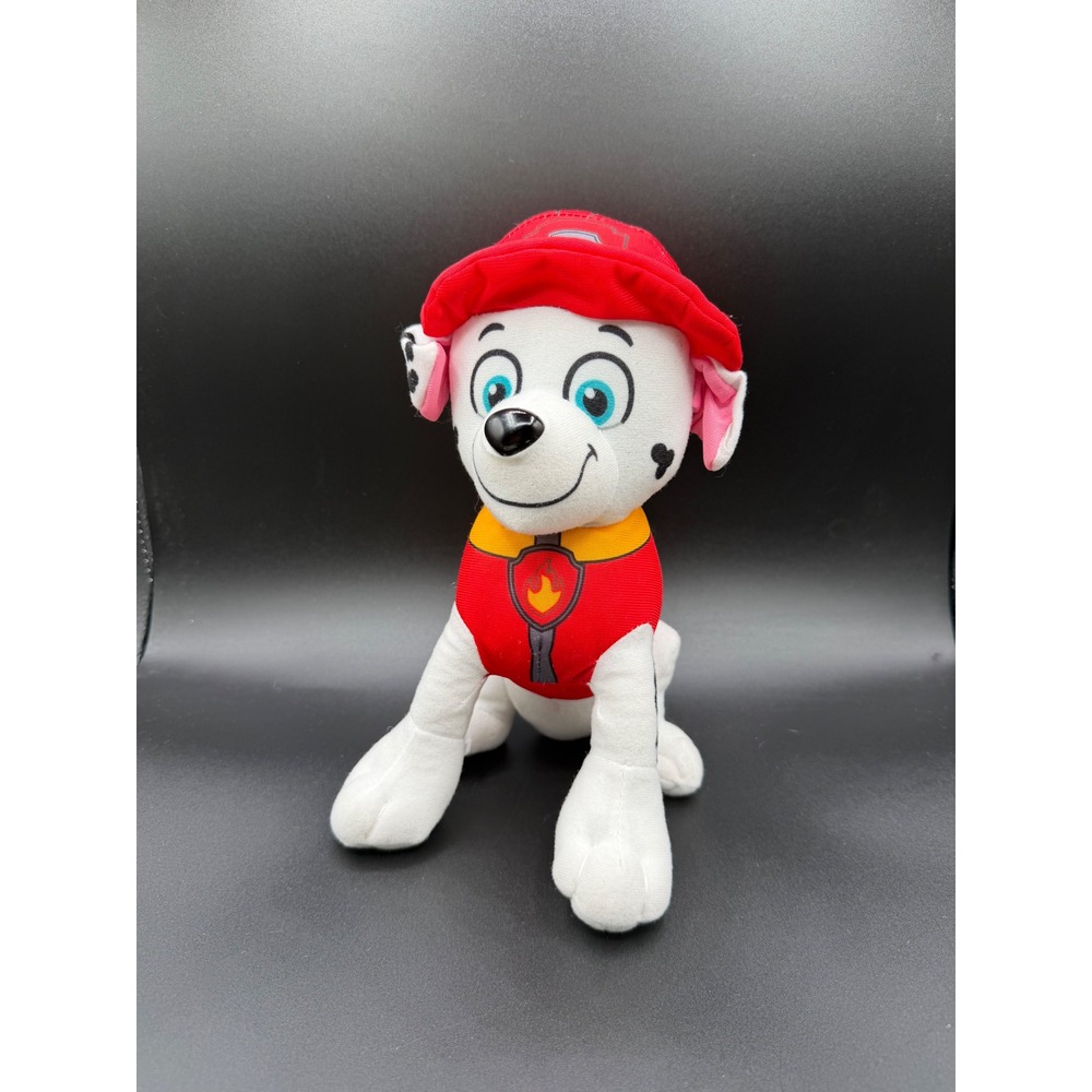 Nickelodeon Paw Patrol Marshall Fire Dog Plush Toy Spin Master 2016 8 Inch